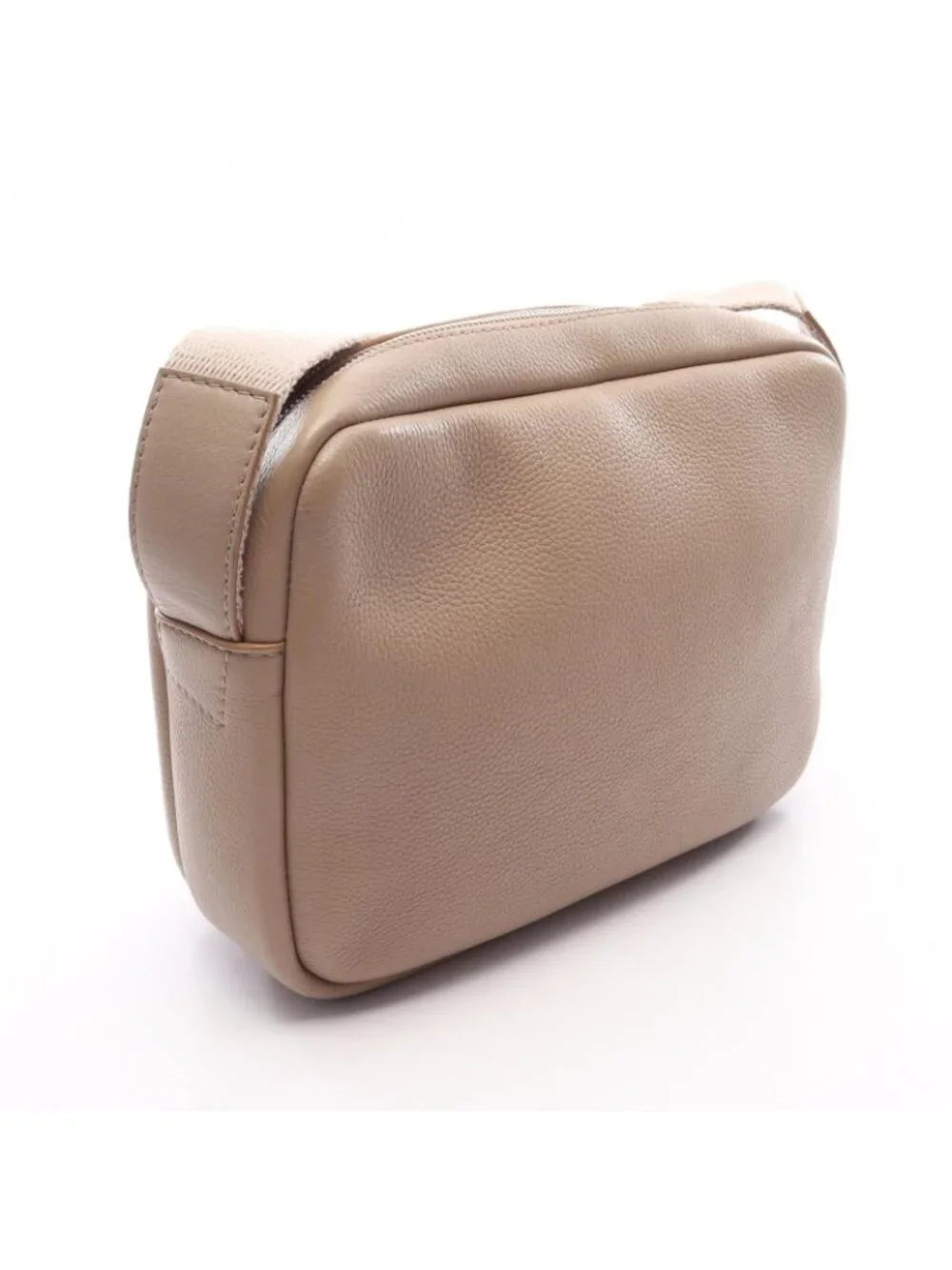 Loewe Shoulder Bag Military XS Beige Leather